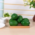 thumbnail image 4 of Frutas artificiales para decoración del hogar y fiestas, juego de 6 limones verdes realistas, 4 of 8