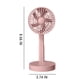 thumbnail image 3 of Ventilador, ventilador de techo, ventilador de escritorio, ventilador portátil, ventilador de carga telescópico plegable vertical, minimalista, mini ventilador de escritorio portátil, ventilador de do, 3 of 8