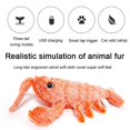 thumbnail image 4 of USB Charging Electric Charging Simulation Dancing Moving Floppy Lobster Cats Toy Tooth Cleaner Plush Cat Toy, 4 of 9