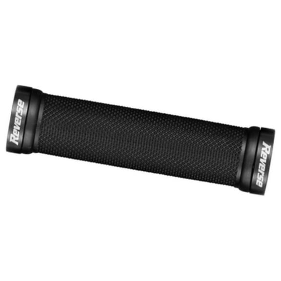 Reverse Classic Thick Lock-On Grips, 31mm, Black/Black NLS