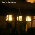 thumbnail image 4 of Luces colgantes con energía solar LED, farol de jardín para exteriores a prueba de agua, decoraciones solares para patio, luz blanca cálida, 4 of 5