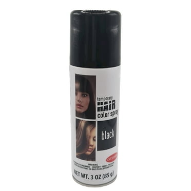 Halloween Temporary Hair Color Spray, Black, 3 oz, by Goodmark