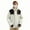 White, variant on Sentmoon Running Jacket Color Block Long Sleeve Drawstring Hooded Neck Woman Winter Coat Oversized Zipper Windbreaker Waterproof Fall Clothes with Pockets Trendy for Travel and Hiking XL