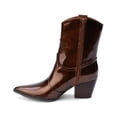 thumbnail image 3 of Matisse Women's Bambi Fashion Booties Round Toe Bronze 6 1/2 M  US, 3 of 5