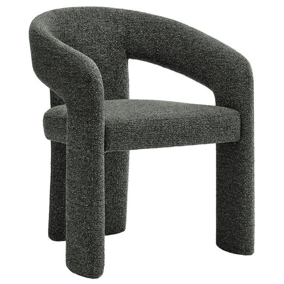 Side Dining Chair, Gray, Fabric, Bar Pub Cafe Bistro Dining Kitchen Hospitality Restaurant, Modern Contemporary, HB37844