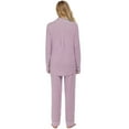 thumbnail image 3 of Ekouaer Christmas Sleepwear Two Piece Lounge Set for Women Cotton Sleep Top and High Waist Pants Matching Pajamas, 3 of 4