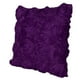thumbnail image 4 of Funda de almohada de satén con flores, sofá, silla, funda de almohada, funda de cojín decorativa para el hogar, púrpura seitruly HA7457-08B, 4 of 6