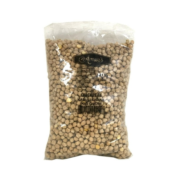 Aman's Chickpeas Kabuli Chana, 1.81kg 4lb - Walmart.ca