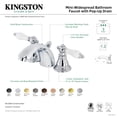 thumbnail image 7 of Kingston Brass KB952APL American Patriot Mini-Widespread Bathroom Faucet with Pop-Up Drain, Polished Brass, 7 of 7