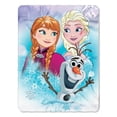 thumbnail image 1 of Northwest Frozen, cobija de Forro Polar Frozen Snow Journey, Multi Color, 45" by 60", 1, 1 of 2