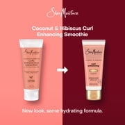SheaMoisture Coconut & Hibiscus Curl Enhancing For Thick, Curly Hair Smoothie To Reduce Frizz ,3.2 oz