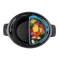 thumbnail image 4 of YAOMOBB Dual Compartment Slow Cooker Liner Eco Friendly Silicone Slow Stew Pot Liners High Temperature Resistant 2Pcs Set, 4 of 6