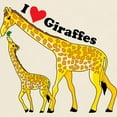 thumbnail image 3 of CafePress - I Love Giraffes Light T Shirt - Men's Classic Graphic T-Shirt, 3 of 4