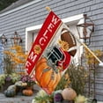 thumbnail image 6 of Fall Garden Flag, Welcome Fall Maple Leaves Garden Flags 12x18 Double Sided, Autumn Yard Flag Burlap Fall Thanksgiving Decorations for Home Indoor Outdoor Outside Porch Patio Garden, 6 of 6