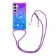 thumbnail image 1 of Funda para Samsung Galaxy S24 FE 5G Brillantina Líquida Divertida Reluciente y con Cristales en Movimiento Cuerpo Cruzado con Cordón Ajustable, 1 of 5
