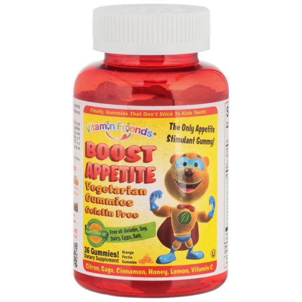 Vitamin Friends® Boost Appetite Vegetarian Orange Pectin Dietary Supplement Gummies 36 ct Box