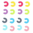 thumbnail image 3 of Silicone Wine Cup Label, Safe 16PCS Unique Lightweight Wine Cup Identification   for Table for Wine Lovers, 3 of 8