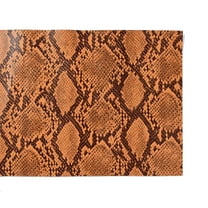 Snakeskin Pattern PU Leather Fabric for DIY Crafts Peru 136x21.4x0.1cm