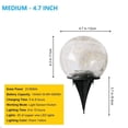 thumbnail image 5 of Solar Crack Ball Garden Lights Decorative Ground Lights Lawn Night Light for Lawn Yard Garden Outdoor, 5 of 6