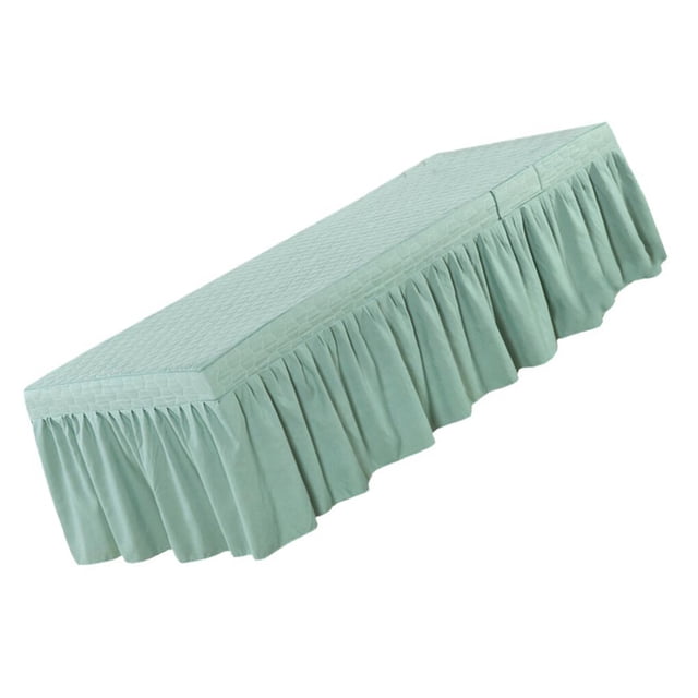 fastboy Jupe de Table de Massage SPA Couverture de Lit de Beauté Drap en Lin Vert Clair