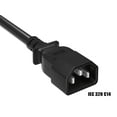 thumbnail image 2 of Cable Leader 25 ft 16 AWG Computer Power Extension Cord IEC320 C13 to IEC320 C14, 2 of 4