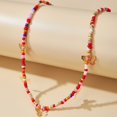 thumbnail image 3 of Collier de Couseuse Perles Papillon Réglable Collier Clavicule Pendentif Choker, 3 of 10