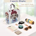 thumbnail image 5 of FORMRS Womens Corduroy Tote Bag Crossbody Shoulder Handbag with Pocket, Gray Cute Dog Artist, 5 of 7