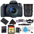 thumbnail image 5 of Canon EOS 77D DSLR Camera with 18-135mm Lens Bundle w/ 3 Piece Filter & Memory Kit + Bonus 24-70mm Lens (Intl Model), 5 of 5