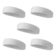 thumbnail image 1 of 5pcs Tandillas deportivas Bandas elásticas para el cabello Sweet Bandas de cabello absorbentes, 1 of 5