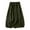 Army Green, variant on Midi Skirt for Women 2025 Fashion Solid Color Elastic Waist Casual Cotton Linen Skirts with Pocket Women's Skirts