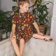 thumbnail image 4 of Fotbe Retro Coffee Pijama Estampada de 2 Piezas para Niños – Ropa de Dormir de Manga Corta Cómoda para Niños y Niñas, Camiseta y Shorts de Algodón-Small, 4 of 6