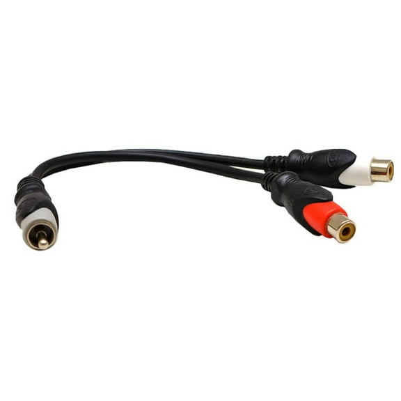ASA Electronics Boat Y Cable 892165 | 8 Inch RCA