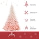 thumbnail image 3 of Árbol de Navidad HOMCOM de Abeto 6 Pies 800 Puntas Color Rosa, 3 of 9