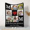 thumbnail image 3 of Custom Photo Collage Blanket for Family, Customized Bed Blanket with 10 Pictures & Text for Best Friends Kids Personalized Your Own Photos on Throw Blanket for Birthday Memorial Gifts A Blankets, 3 of 5