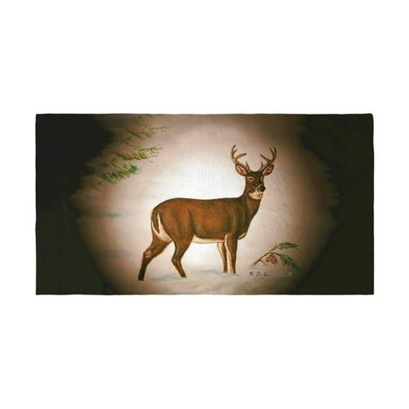 Betsy Drake BT236 Deer in Snow Beach Towel