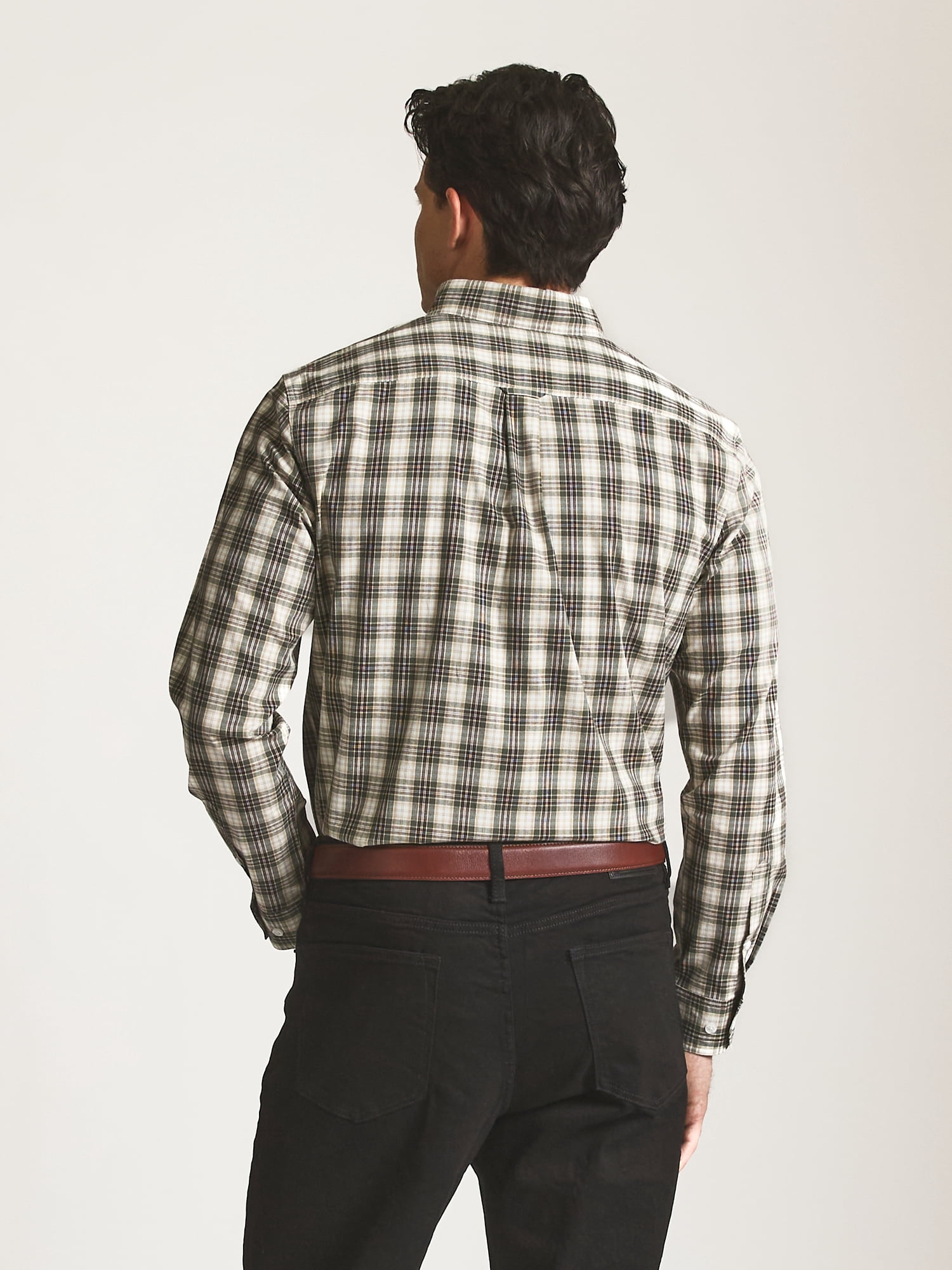 Chaps Men’s and Big Men’s Easy Care Long Sleeve Shirt, Sizes S–2XL