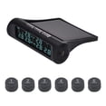 thumbnail image 4 of Monitor Presión Neumáticos Coche Inalámbrico 6 Sensor Externo Digital TPMS 8bar USB Solar, 4 of 8
