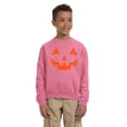 thumbnail image 2 of Awkward Styles Halloween Girls Boys Youth Sweatshirt Orange Jack O Lantern Crewneck Tops for Kids, 2 of 5