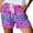 6-Pink, variant on Arlun Womens Trendy 3D Fish Scale Printing Beach Shorts 2026 Fashion Vacation Outfit Ladies Drawstring Waisted Soft Comfortable Loose Wide Leg Casual Shorts 7-Khaki XL