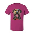 thumbnail image 3 of My Favorite Breed is The One In Need | Colorful Labrador Dog | Dean Russo Art Animal Lover Men's T-Shirt, Fuschia, M, 3 of 5