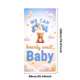 thumbnail image 3 of Cartoon Bear Happy Baby Shower Balloon Banner for New Baby Celebration Baby Shower Decoration Nursery Photo Shoot, 3 of 8