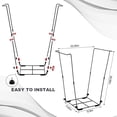 thumbnail image 2 of Soporte para bolsas de basura de jardín Apuakthei, soporte para bolsas de basura para exteriores, marco de soporte para bolsas de basura de jardín de metal resistente con capacidad de 30 a 45, 2 of 5