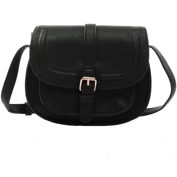 LHSHID Shoulder Bag for Women Leather Crossbody Purse Retro Satchel Handbag Lightweight Pocketbook
