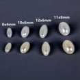 thumbnail image 5 of U8MO 4x8mm 6x10mm 6x12mm 8x11mm Oval Shape Plastic Imitation Pearl Loose Beads-4x8mm 200pcs-White, 5 of 9