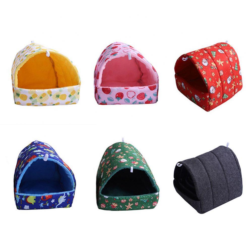 Guinea Pig Cave Beds Cozy House Bedding Pet Bed for Rat Hamster ...