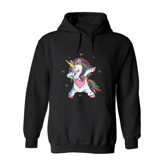 Unicorn Dabbing    Hoodie Women -Image by Shutterstock, Female Large