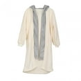 thumbnail image 1 of Abrigos de invierno para mujer, ropa elegante y de moda, cómodos, con solapa para mujer Beige XL, 1 of 9