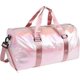 thumbnail image 1 of KAIYANG Bolsa de deporte para gimnasio, bolsa de viaje impermeable con compartimento para zapatos y bolsillo para artículos húmedos, color rosa, 1 of 5