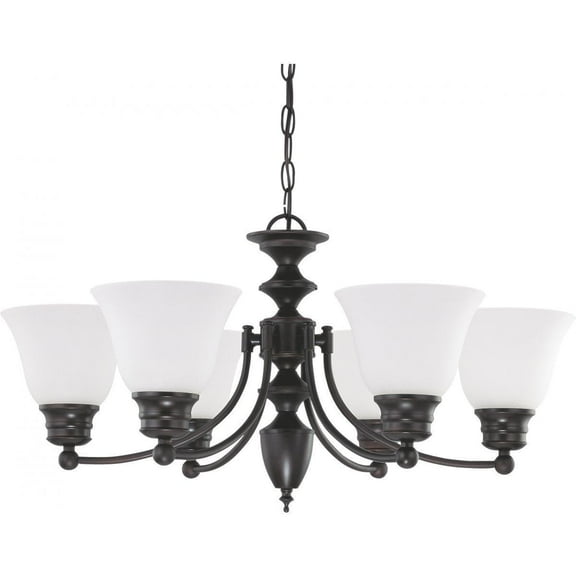 Nuvo Lighting 60/3359 Chandeliers Empire Indoor Lighting ;Mahogany Bronze