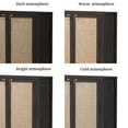 thumbnail image 7 of SICOTAS 31.5" Wide Rattan Shoe Cabinet with 2 Doors & Adjustable Shelves – Farmhouse Entryway Storage Organizer for Hallway Foyer Enterway Clearance, Black Oak, 7 of 7